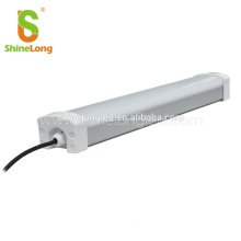 SAA approved 20-100W led waterproof batten IP65 tri-proof light emergency microwave sensor and dali dimming